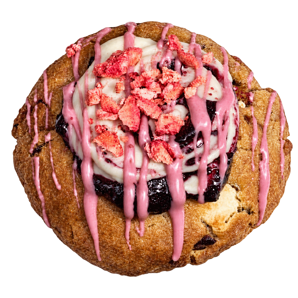 Cookie Rellena Berry Cheesecake
