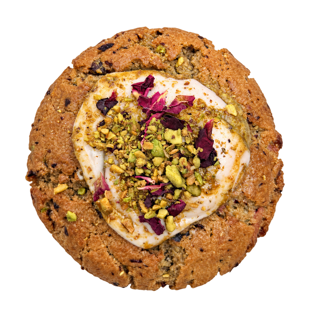 Cookie Rellena Pistache & Rosas